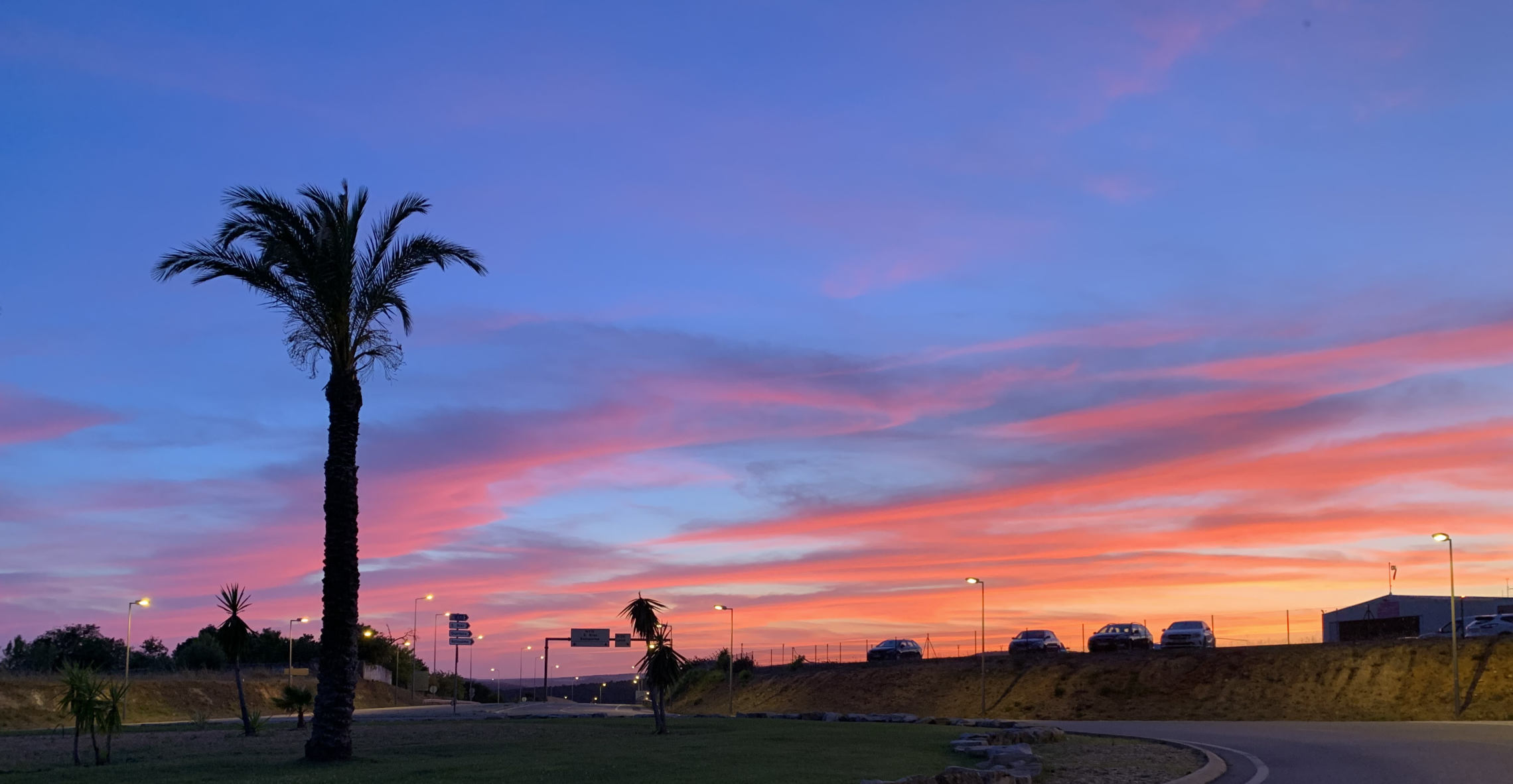 Sunset over Loulé